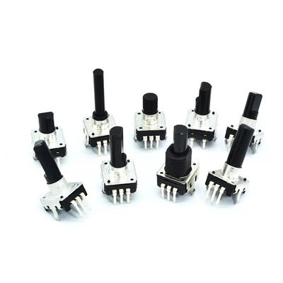 qualità  Peaker Audio Ec12 Rotary Encoder With Push Button 10ohm Threaded Bushing fabbrica