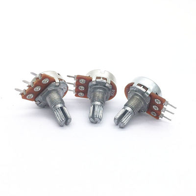 WH148 Potenziometro rotativo Controllo del volume a lunga durata Lineare B50K B10K Potenziometro Potenziometro a pellicola di carbonio per audio