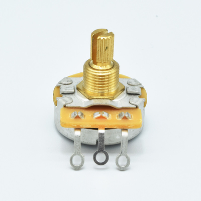 potenziometro rotatorio della chitarra dell'asse 15.5mm B500k del metallo di stile di 24mm CTS