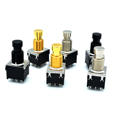 Commutatore del bottone di Pin Effect Foot Switch Push del pedale di pedale di effetto della chitarra di Of Soft Click 3PDT del produttore 9