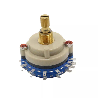 Posizione continua del commutatore rotante 0.5A 4 Palo 2 del CE 0.8mm rotatoria