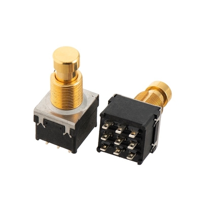 Terminale filo di Pin dell'interruttore a pedale 9 del pedale 17mm della chitarra 3PDT