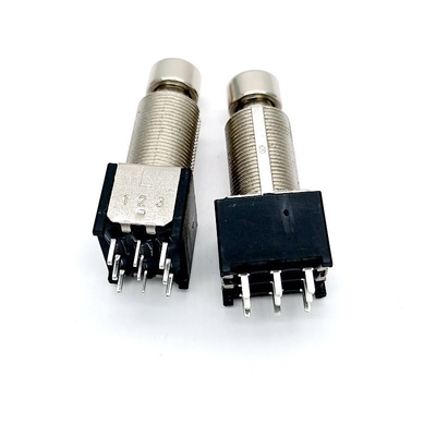 CA 6A 9 Pin Footswitch della chitarra 125V del pedale del piede del CE 17.1mm
