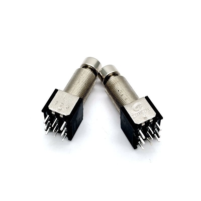 CA 6A 9 Pin Footswitch della chitarra 125V del pedale del piede del CE 17.1mm