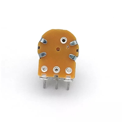 Potenziometro 5k con interruttore 15mm Dual Gang Audio Taper