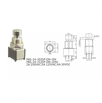 Esclusione vera di PIN Dpdt Stomp Switch del pedale 9 della chitarra 3PDT