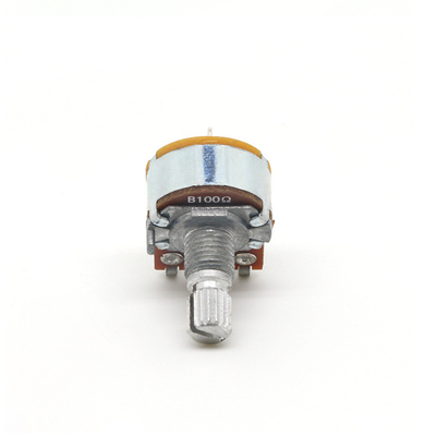 commutatore rotante continuo doppio 0.5A del potenziometro di 25ohm B100k