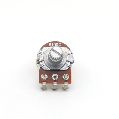commutatore rotante continuo doppio 0.5A del potenziometro di 25ohm B100k