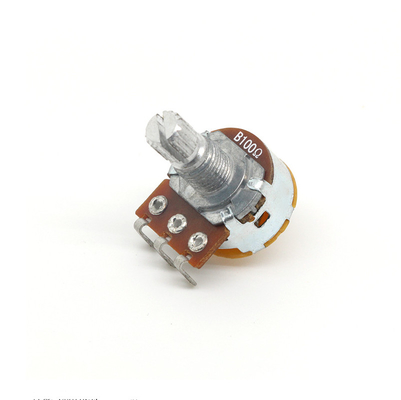 commutatore rotante continuo doppio 0.5A del potenziometro di 25ohm B100k