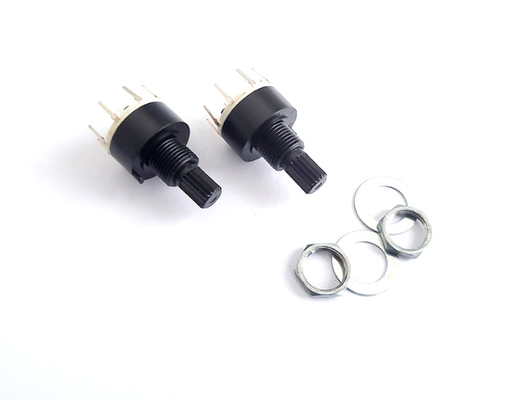 16mm di plastica un commutatore rotante singolo Palo 0.3A Heater Refrigerator 8 posizioni
