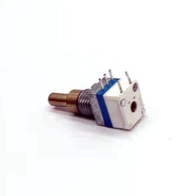 Manopola d'ottone 8mm del volume del potenziometro del commutatore rotante 250VAC per l'altoparlante