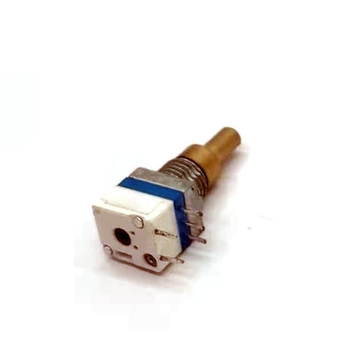 Manopola d'ottone 8mm del volume del potenziometro del commutatore rotante 250VAC per l'altoparlante