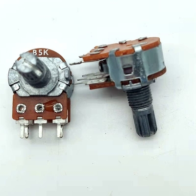 Potenziometro interruttore rotante con albero in metallo da 16 mm per amplificatore audio